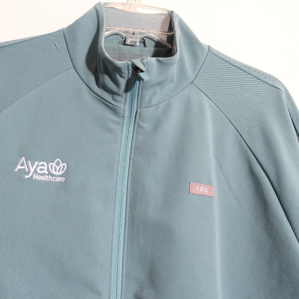 Figs Sydney Performance Scrub Jacket Hydrogreen F… - image 3